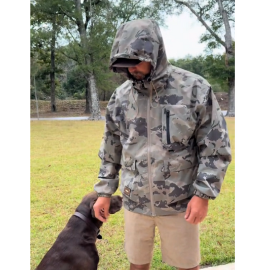 Men’s Camouflage Hooded Jacket🌧️🥾Multi-Pocket Urban Utility, Quick-Access Zips & Reinforced Classics