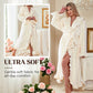 ♀️50% Off! Luxuriously Soft Bathrobe🧖Ultra-Soft Fabric, Elegant Ruffles & Everyday Comfort