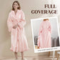 ♀️50% Off! Luxuriously Soft Bathrobe🧖Ultra-Soft Fabric, Elegant Ruffles & Everyday Comfort