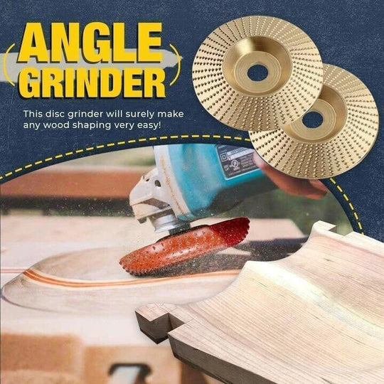 🥳2026 HOT SALE🥳💞50K+ SOLD!⚙️Premium Wood Carving Disc – Super sharp, fast cutting. Fits standard grinder, removes wood easily. A workshop hero! 🔥✨