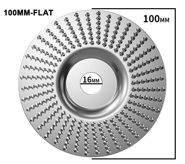 🥳2026 HOT SALE🥳💞50K+ SOLD!⚙️Premium Wood Carving Disc – Super sharp, fast cutting. Fits standard grinder, removes wood easily. A workshop hero! 🔥✨