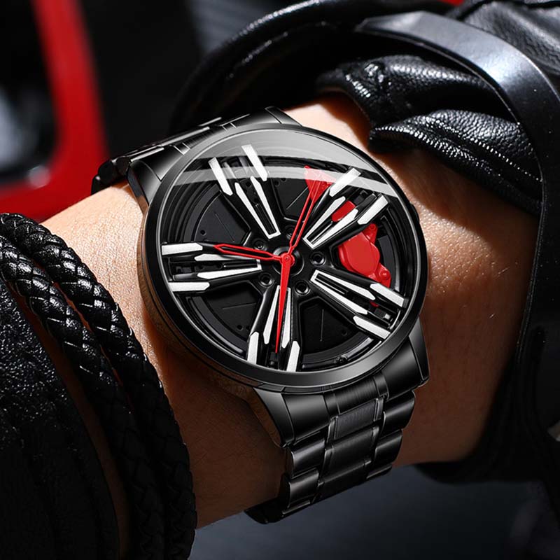 Kvartsklocka för herrmode