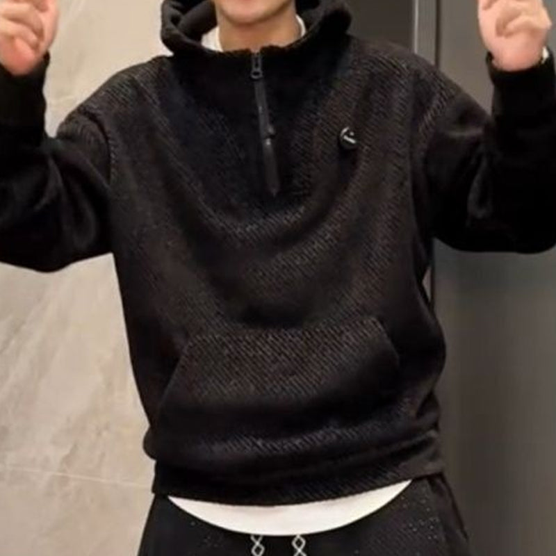 Stijlvolle hoodie voor heren & Set van 2 wijde broeken, casual op maat gemaakt, ademend materiaal, veelzijdig voor elke dag