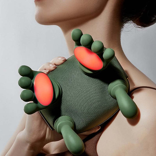 💆‍♂️ 60 % DE RÉDUCTION JUSQU'À ÉPUISEMENT DES STOCKS ! ✨ Masseur de cou de Noël - Thérapie par la chaleur à 3 vitesses, soulage la douleur & Stress, le cadeau idéal pour les fêtes 🔥🎁