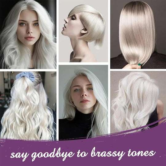 💜ACQUISTA 3 E RICEVI 2 GRATIS✨Maschera per capelli alla cheratina viola - Riparazione intensa per capelli ricci o colorati, ripristina la lucentezza & Morbidezza in 3 minuti🌿🧴