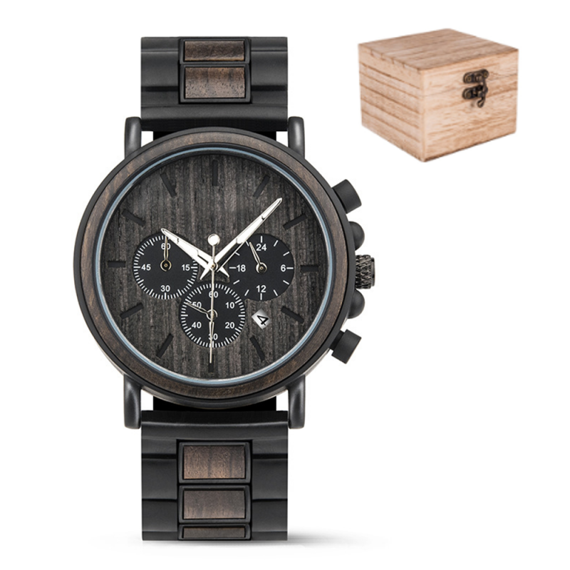 ✨New Arrival 50% Off✨Men’s Multifunctional Wooden Quartz Watch🎁
