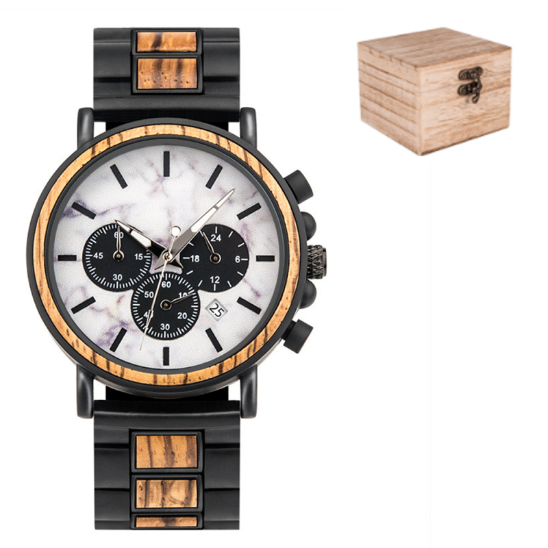 ✨New Arrival 50% Off✨Men’s Multifunctional Wooden Quartz Watch🎁