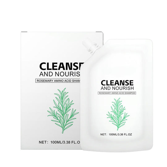 Uppfriskande len & Glansigt hårschampo