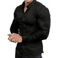 🔥Last Day Sale 50% Off🔥Men's Solid Color Lapel Long Sleeve Button-Down Shirts