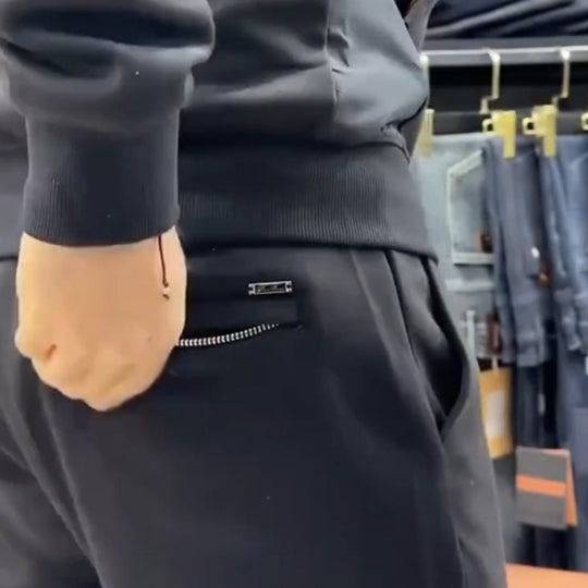 🎉Hot Sale 50% rabat✈️Herre casual jakke & Buksesæt i to dele