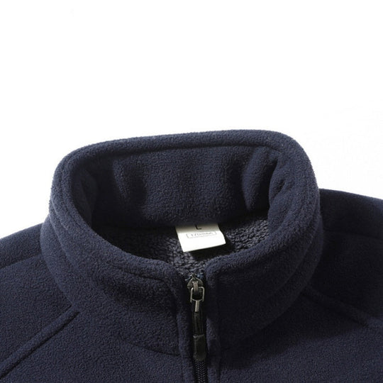 Avslappnad passform för män avslappnad jacka med plyschfoder