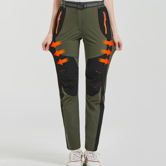 Tuulenpitävät vedenpitävät lämpimät joustavat vaellushousut