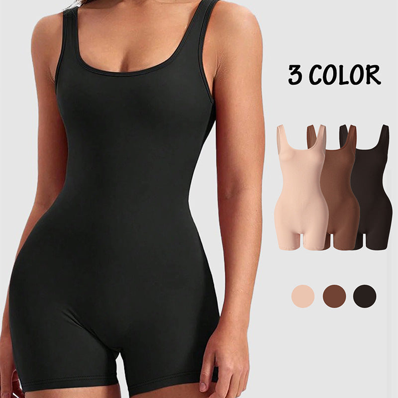 🎁 50% DE RÉDUCTION ! ✨ Gaine Amincissante 1 Pièce – Sculpte Ventre & Hanches, Invisible sous les Vêtements, Confort Respirant 💃🖤