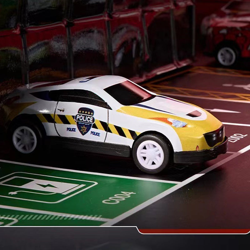 🔈🔈60% POPUSTA! ✨ 48 mini automobila s ugrađenom garažom - interaktivna igra sa zvučnim efektima i trkaćom stazom za djecu 🚗🎪