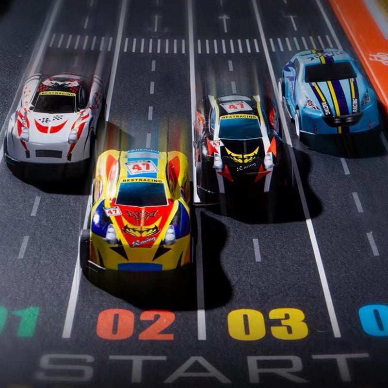 🔈🔈60% POPUSTA! ✨ 48 mini automobila s ugrađenom garažom - interaktivna igra sa zvučnim efektima i trkaćom stazom za djecu 🚗🎪