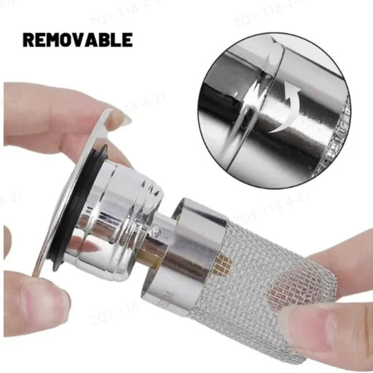 🚿✨ 💥LAST DAY SALE 49% OFF Sets!!🔥Stainless Steel Floor Drain Filter – Stop Hair Clogs Before They Start
