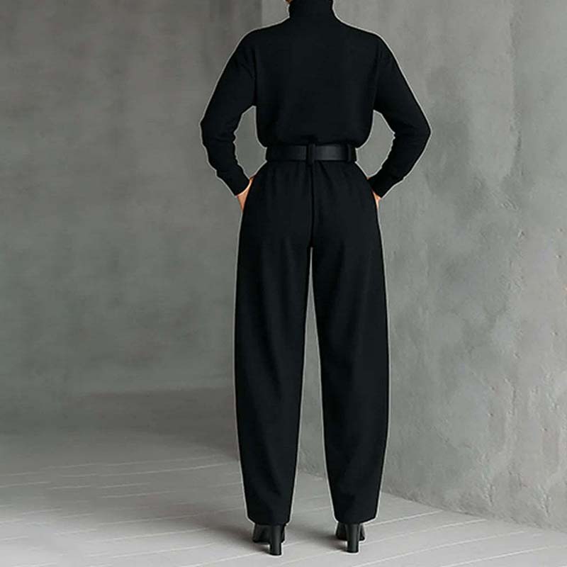 👚 50% DE RÉDUCTION ! 🎉 Ensemble Femme Col Roulé – Élégant, Confortable & Coupe Moderne 👖📦