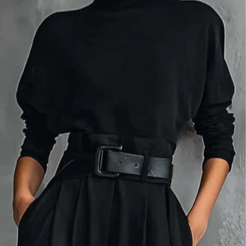 👚 50% DE RÉDUCTION ! 🎉 Ensemble Femme Col Roulé – Élégant, Confortable & Coupe Moderne 👖📦
