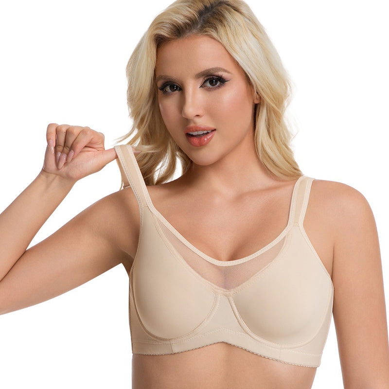 🏆 Last Day Special Price $ 19.99 ! 💐Women's Plus Size Cooling Full Coverage Minimizer Bra