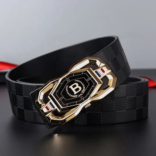 Men’s Fashion Belt with Automatic Buckle