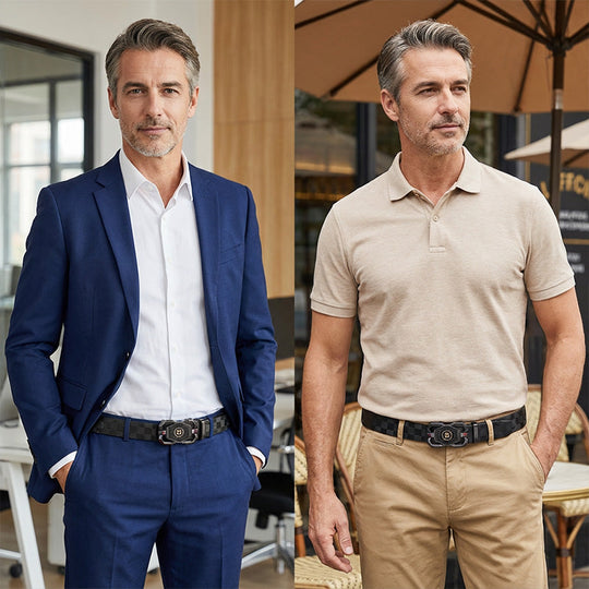 Men’s Fashion Belt with Automatic Buckle