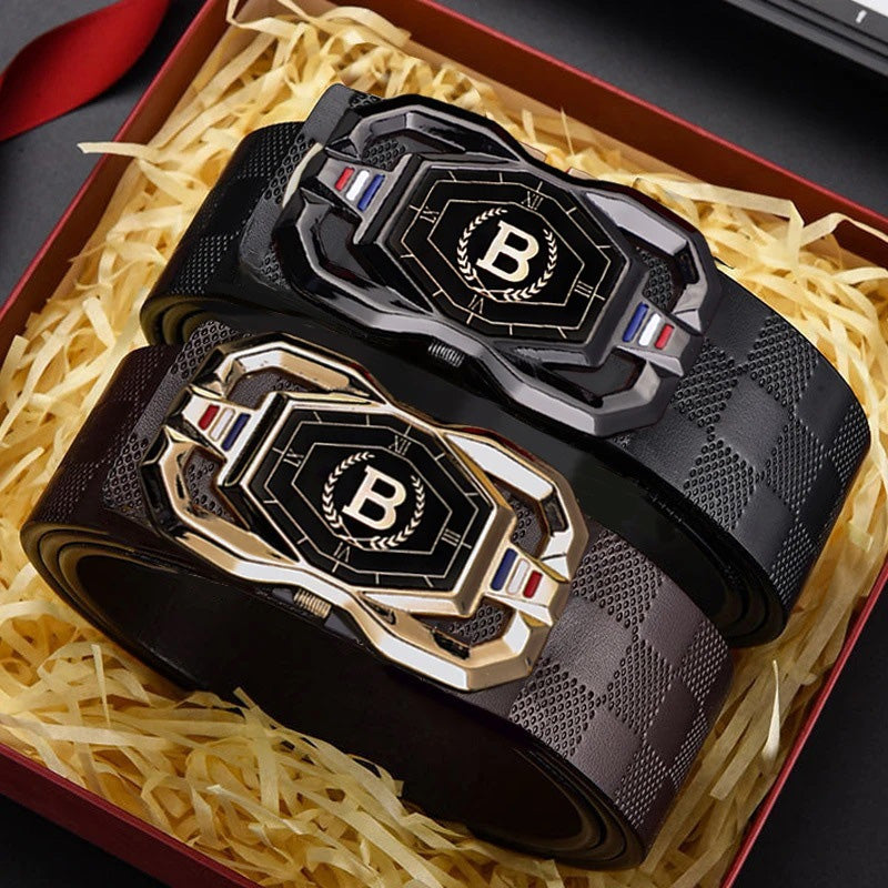 Men’s Fashion Belt with Automatic Buckle