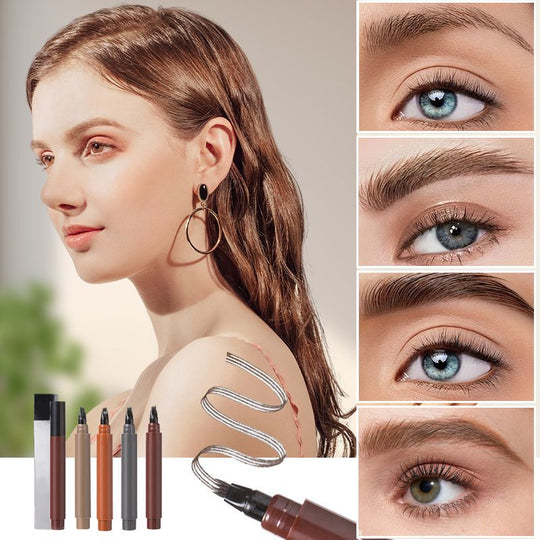 🔥Last Day-Buy 1 Get 1 Free!🎁50K+ SOLD! Almost Gone ✨✏️ Waterproof 4-Tip Beard & Eyebrow Pen – Smudge-Proof, Natural Look & Long-Lasting 🌟