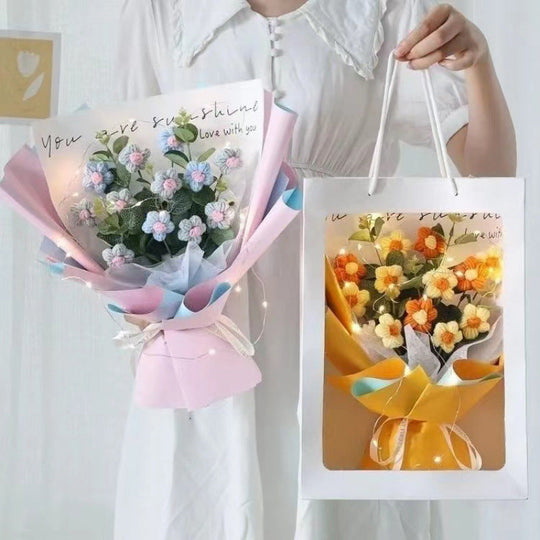 🔥 Handmade crocheted flower bouquet 💐✨