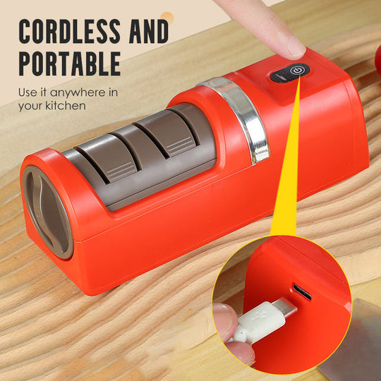 ⚡50K+ SOLD!🔥Automatic Kitchen Knife Sharpener