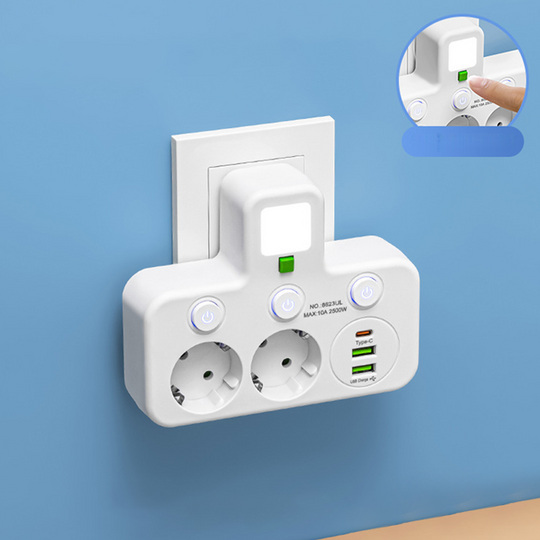 🔥2026 HOT SALE🔌Smart power outlet with USB port