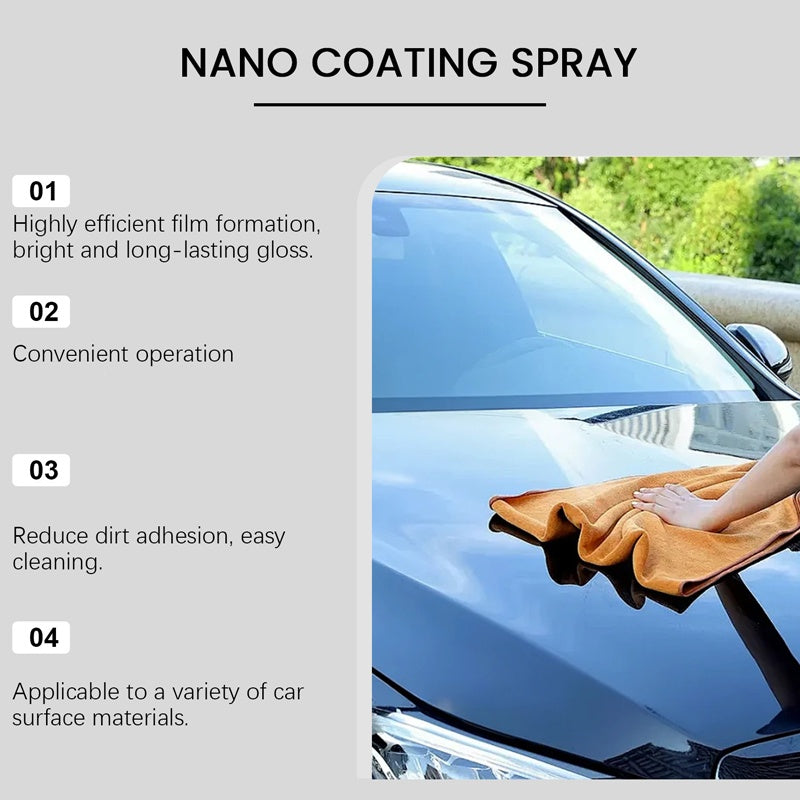 Effective Polish Spray for Car with Towel