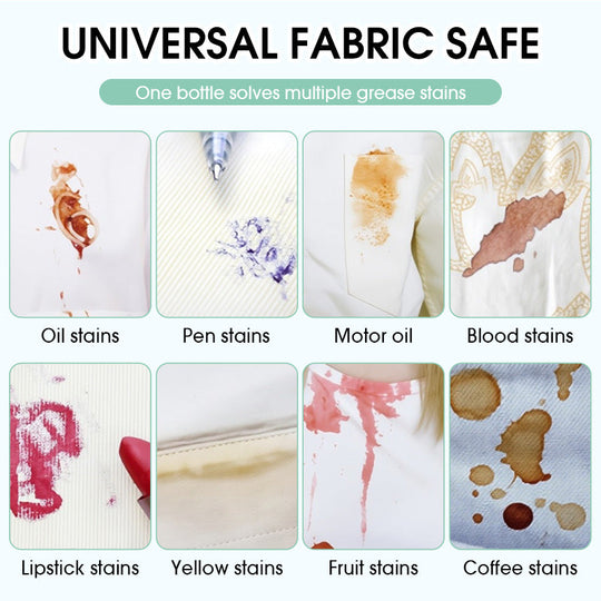 🥳2026 HOT SALE🥳💞50K+ SOLD!🚨👔 Emergency Stain Savior! Clothing Dry-Cleaning Agent – Treat Stains Instantly, Avoid the Trip. ✨🌿