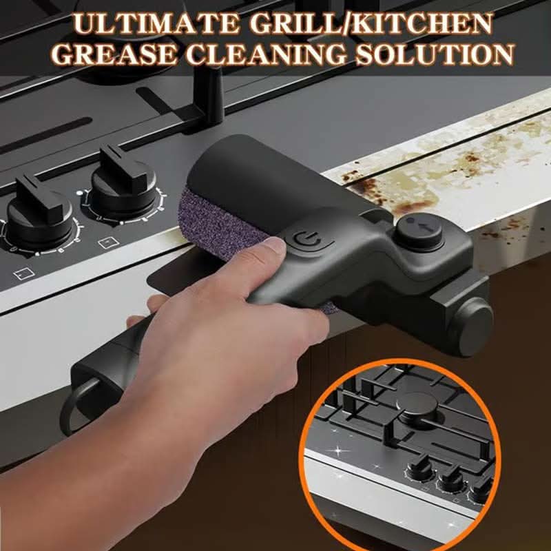 🍖Cordless Electric BBQ Brush Cleaner – Deep Cleaning, Long Handle & Rechargeable🔋