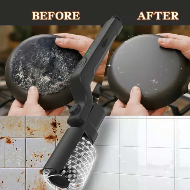 🍖Cordless Electric BBQ Brush Cleaner – Deep Cleaning, Long Handle & Rechargeable🔋