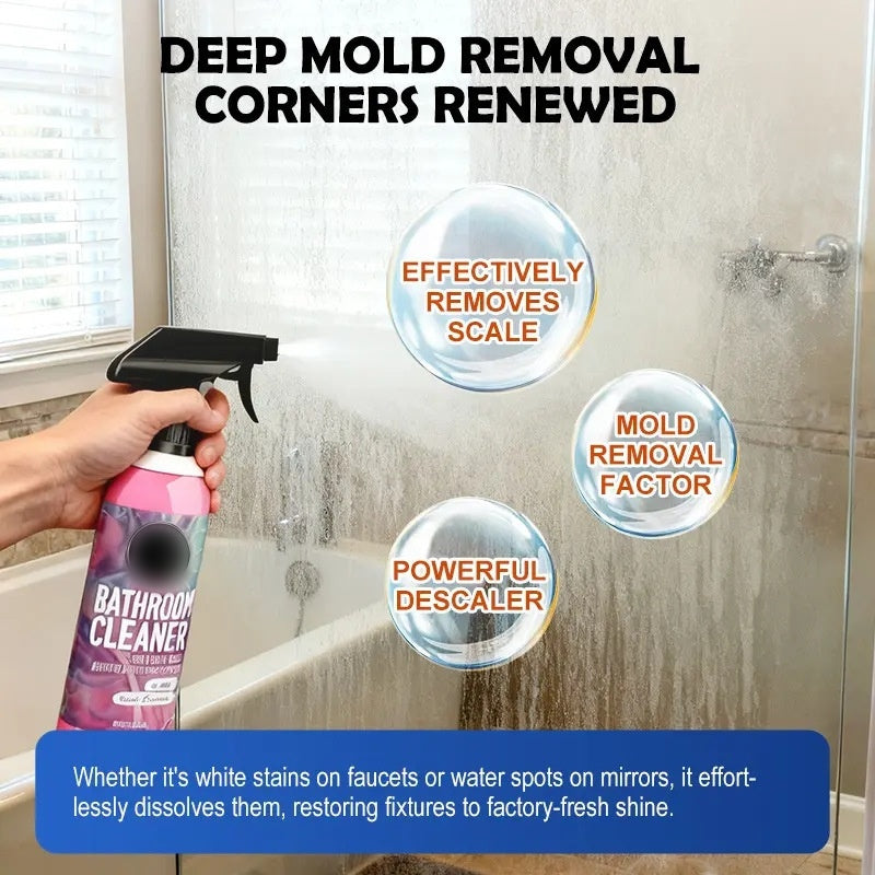 🧼 50% OFF NOW! 🚿 Multi-Surface Bathroom Cleaner – Removes Mold & Limescale, No Scrubbing & Fresh Scent ✨