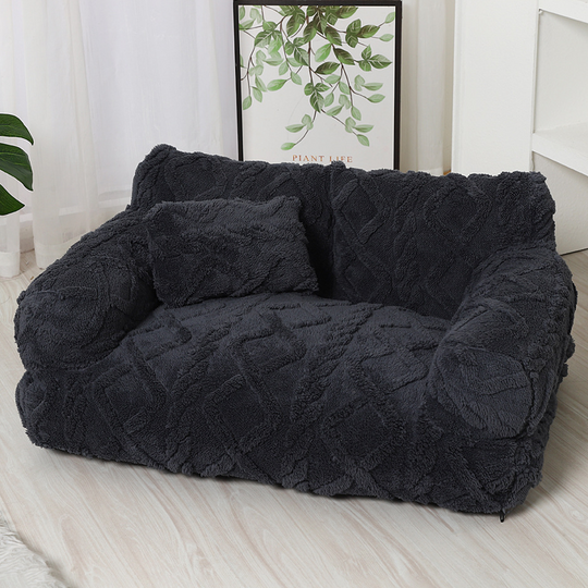 ✨🔥Plush Calming Pet Sofa Bed with Removable Cover🛋️