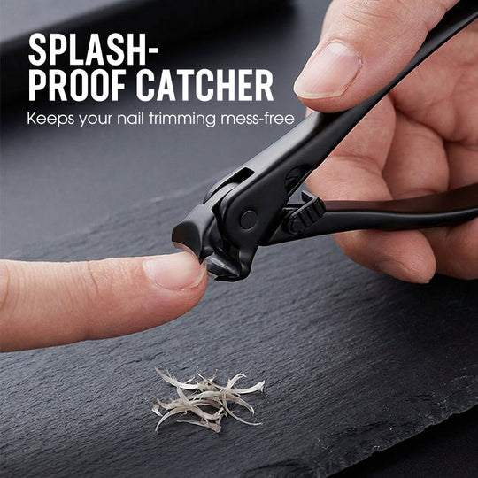 💥50% OFF⚡Splash-Proof Stainless Steel Nail Trimmer✨Sharp & Durable