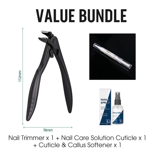 💥50% OFF⚡Splash-Proof Stainless Steel Nail Trimmer✨Sharp & Durable