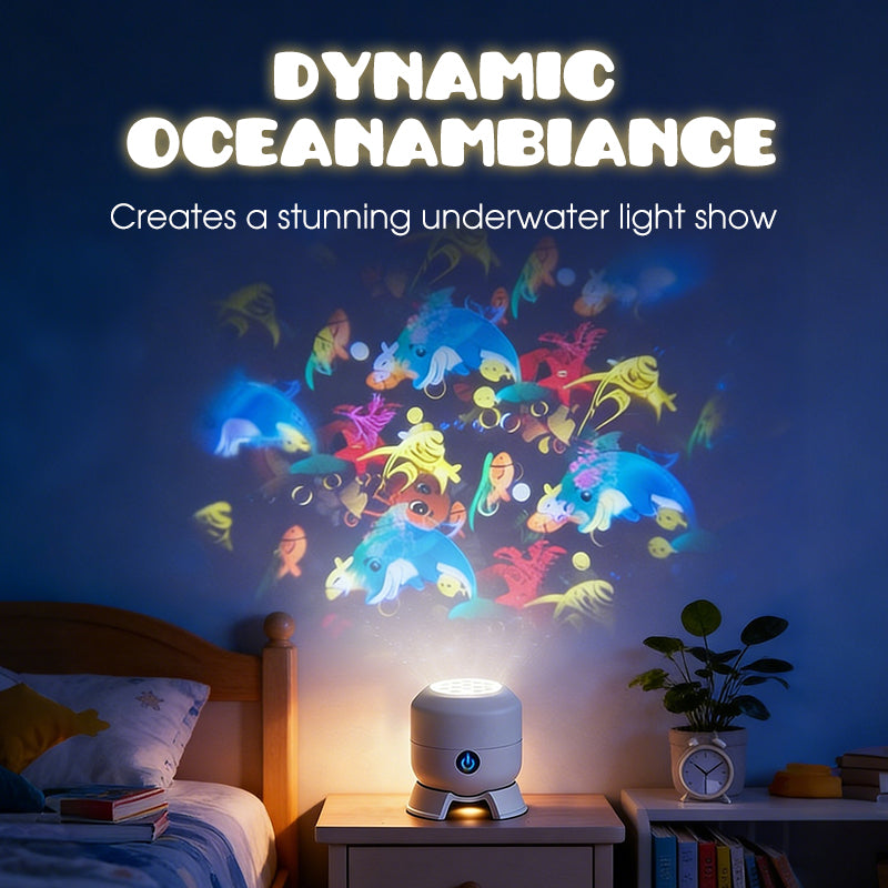 🎉Dynamic Rotating LED Projector Light – Auto Rotating Dynamic Effect, Bright & Soft Lighting, Wide Application for Party & Home Decor ✨