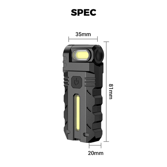 🥳2026 HOT SALE🥳💞50K+ SOLD!👴🛠️ 50% OFF! 180° Rotating LED Work Light – Magnetic base, hands-free & rechargeable. Bright light for DIY, car & home repairs. 🔦⚡