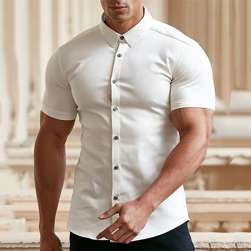 👔 50% OFF NOW! ✨ Men's Non-Iron Shirts – Wrinkle-Free, Comfortable All Day & Perfect for Business or Casual 👕