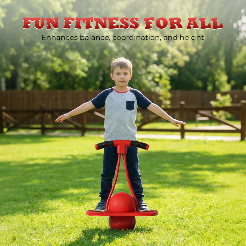 ⏳LAST DAY SALE 50% OFF🔥Elastic Jumping Ball with Handle for Kids & Adults