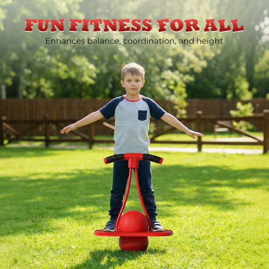 ⏳LAST DAY SALE 50% OFF🔥Elastic Jumping Ball with Handle for Kids & Adults