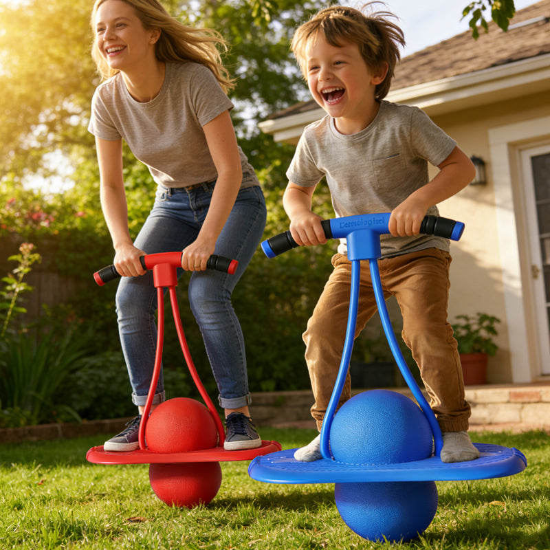 ⏳LAST DAY SALE 50% OFF🔥Elastic Jumping Ball with Handle for Kids & Adults