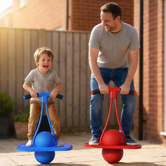 ⏳LAST DAY SALE 50% OFF🔥Elastic Jumping Ball with Handle for Kids & Adults