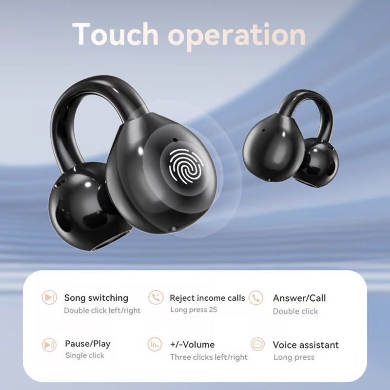 Bluetooth Clip On Earphones