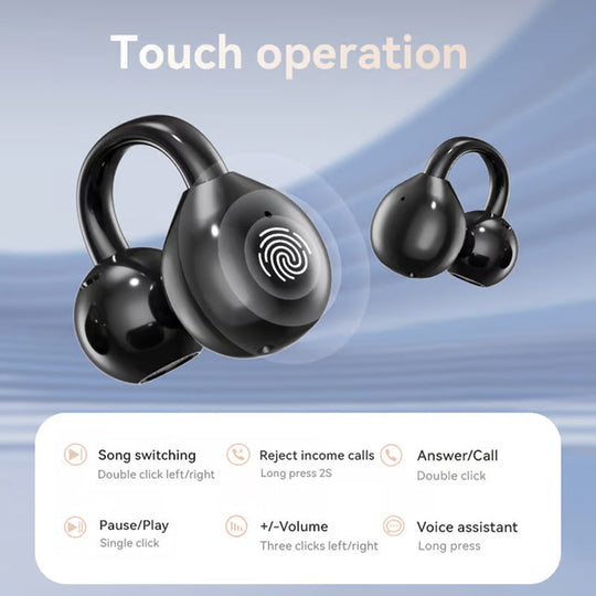Bluetooth Clip On Earphones