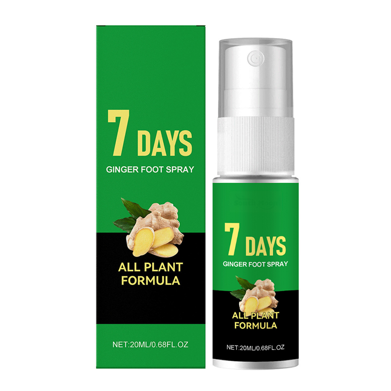 🔥LAST DAY - BUY 2 GET 1 FREE!🏆FootGlow 7-Day Ginger Foot Exfoliating Spray🌿Fast Shipping 🚚💨