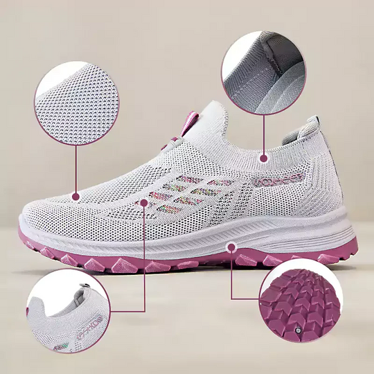 ⏳Time-Limited Special 52% Off⏰Fly Knit Woven Orthopedic Arch Support Slip-on Shoes