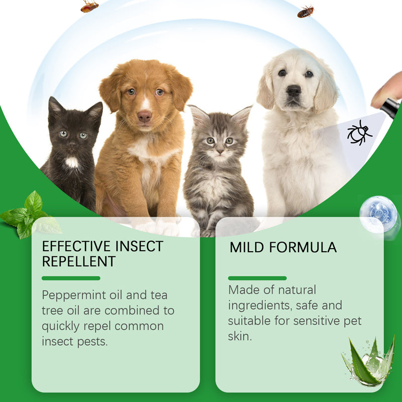 🔥Limited Time Promotion 50% OFF🐶🐱Natural Flea & Tick Spray for Dogs and Cats🐾 Keep Your Beloved Pet Free From Pests